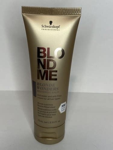 Blondme Blonde Wonders Restoring Balm Schwarzkopf Oz Ml NEW