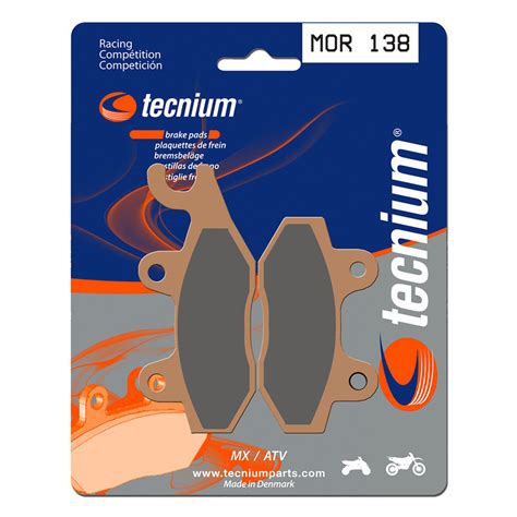 Plaquettes De Frein Tecnium Racing Mx Quad M Tal Fritt Mor Emp