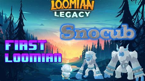 Loomian Legacy Gameplay Part 1 Snocub Starter Youtube