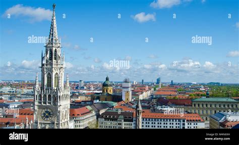 Skyline of Munich Germany Stock Photo - Alamy