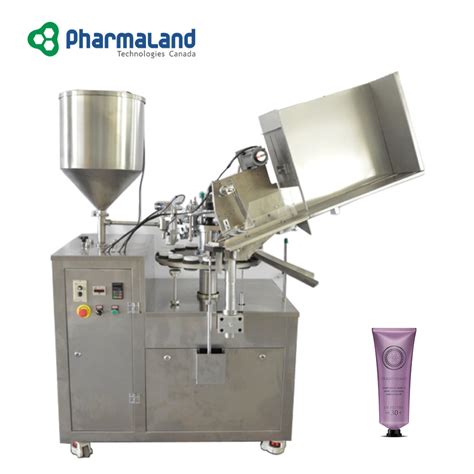 Pharmaland Two Colour Plastic Alu Tube Filling Sealing Machine Hair Dye