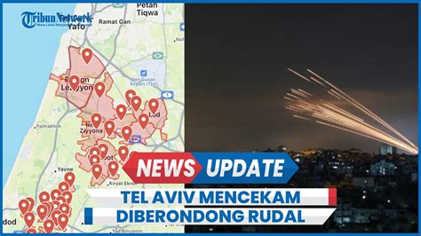 Tel Aviv Israel Mencekam Dihantam Rentetan Salvo Rudal Hamas Youtube