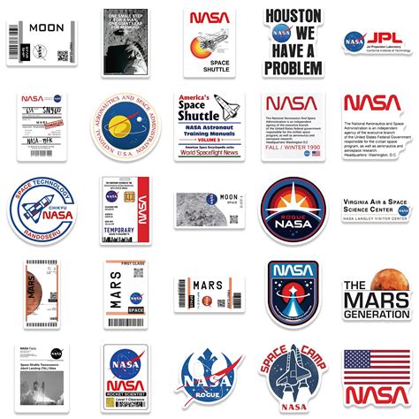 Nasa Space Stickers For Water B Dcqsx M Encarguelo