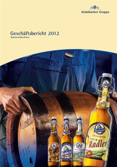 Finanzberichte Kulmbacher Brauerei Aktien Gesellschaft