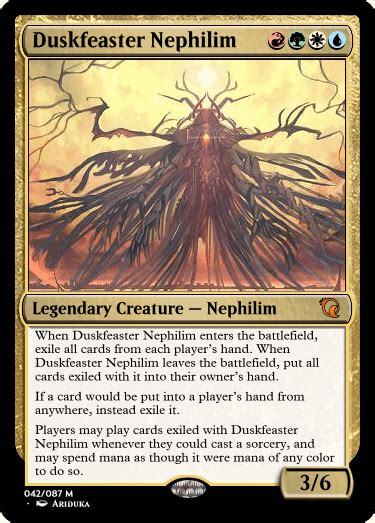 The Old Gods Of Ravnica Duskfeaster Nephilim Custommagic