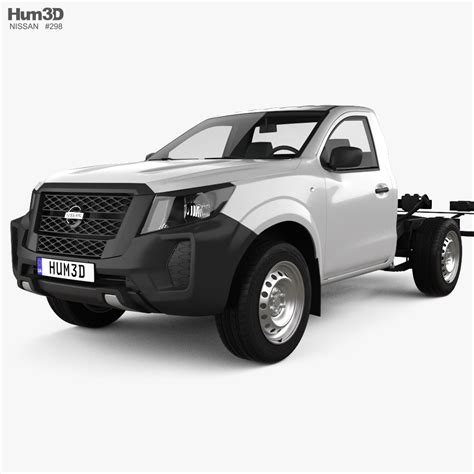 Nissan NP300 Cabina Simple Chassis 2023 Modelo 3D Vehículos on Hum3D