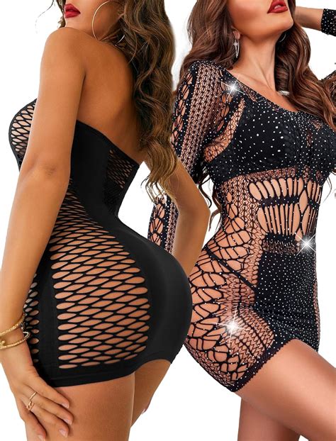 Amazon Avidlove Womens Lingerie Fishnet Dress Mesh Badydoll And