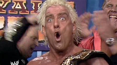 that shit was hot — Royal Rumble 1992 winner Ric Flair