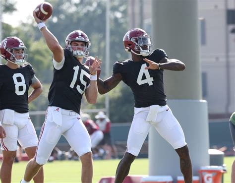 Nick Saban Comments On Alabama S QB Competition Following Loss To Texas