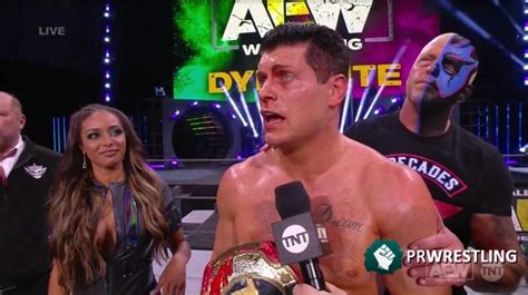 Reporte AEW Dynamite 10 7 Cody se corona campeón TNT Celebran 30