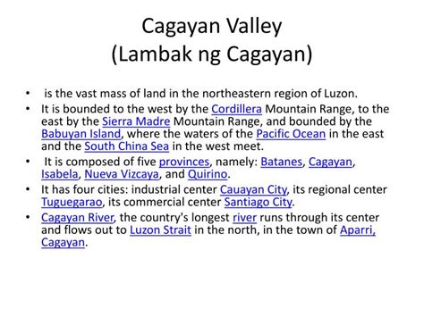 Ppt Region Ii Cagayan Valley Powerpoint Presentation Id2293517