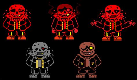 Some Fell Sans Sprites By Boshdh On Deviantart