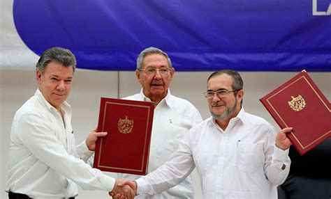 Colombia Firma Un Histórico Acuerdo De Paz Con La Guerrilla Farc