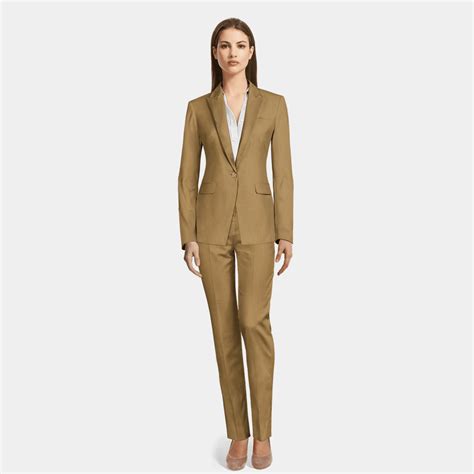 Womens Beige Suits Made To Measure Sumissura