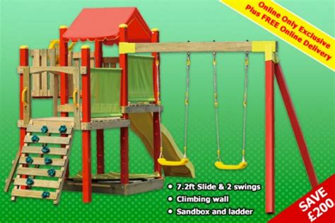 Jumbo Jungle Jim Climbing Frame And Play Centre Was £79999 Now £59999