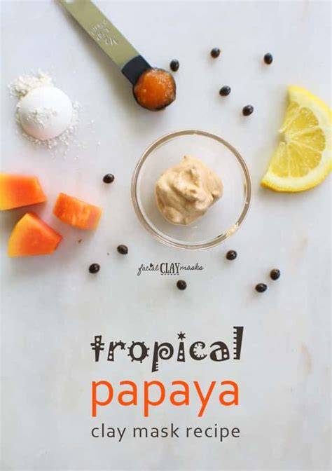 Tropical Papaya Face Mask for Radiant Summer Skin | Recipe | Papaya ...