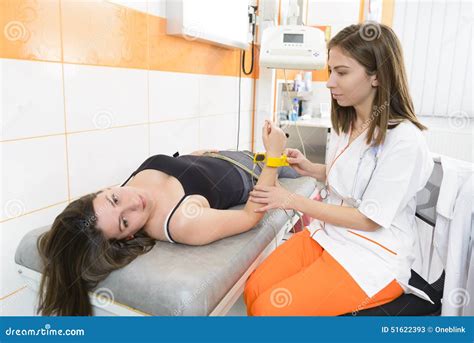 Electrocardiogram Procedure Stock Image - Image of cabinet, hospital ...