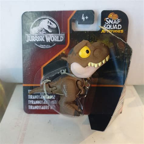 Jual Mattel Jurassic World Snap Squad Attitudes Tyrannosaurus Rex