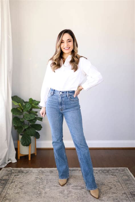 Ways To Wear Flare Jeans Pumps Push Ups