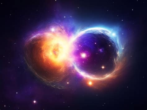 premium ai image cosmic collision