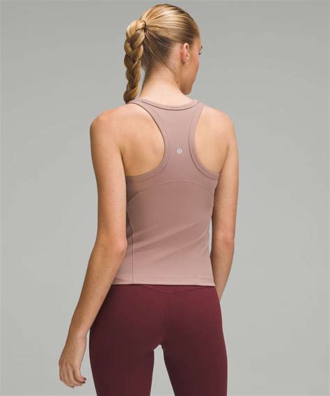 Lululemon Align Waist Length Racerback Tank Top Twilight Rose Lulu Fanatics