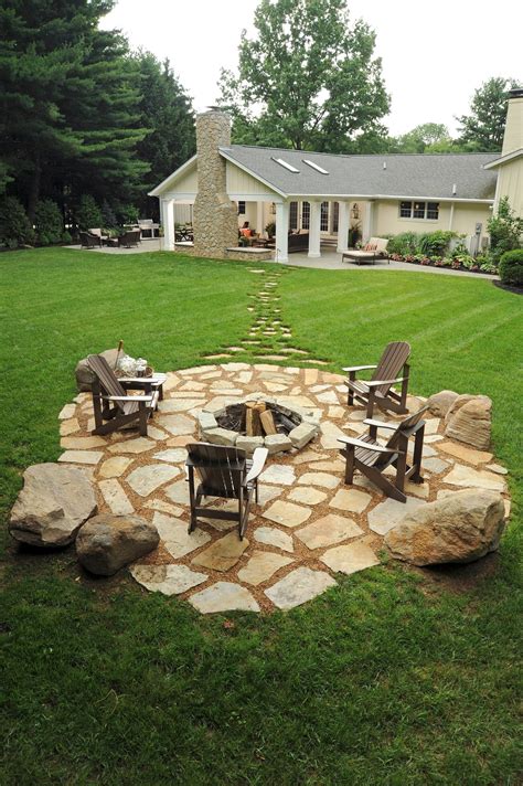 38 Eye Catching Landscaping Ideas Backyard Fire Fire Pit Backyard