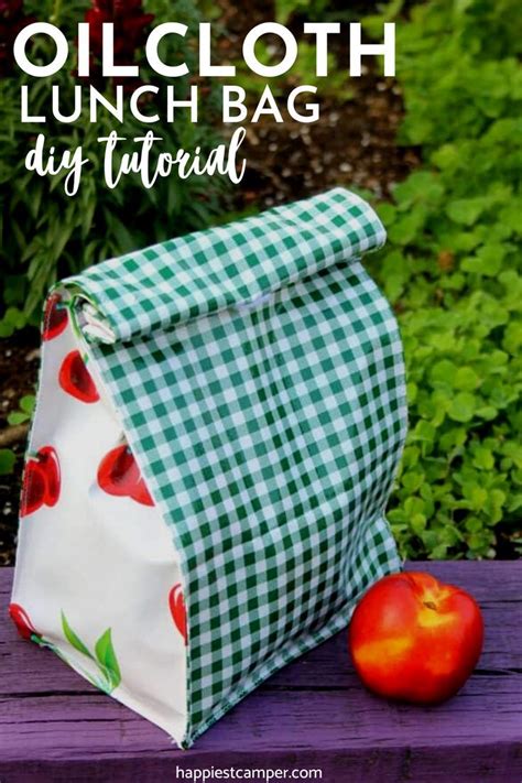 Oilcloth Lunch Bag Tutorial In Knitting Project Bag Oil Cloth