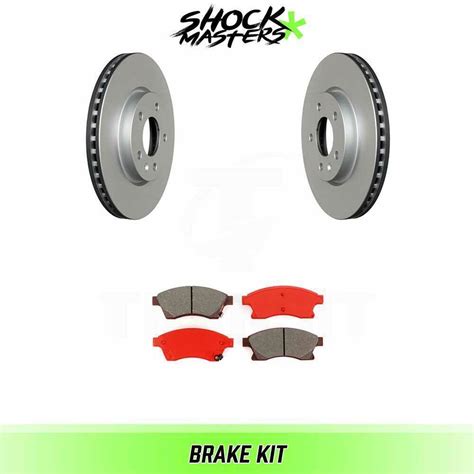 Front Semi Metalic Brake Pad And Rotors For 2014 2015 Chevrolet Cruze Fwd