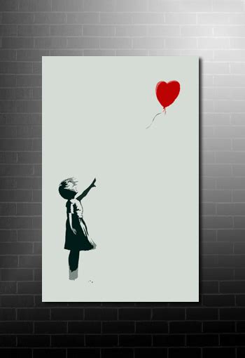 Banksy Canvas Art BalloonGirl