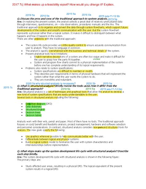 Chapter 06(System) - System Analysis and Design - Q. Discuss the pros