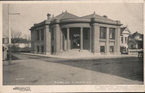 Public Library Watsonville, CA Postcard