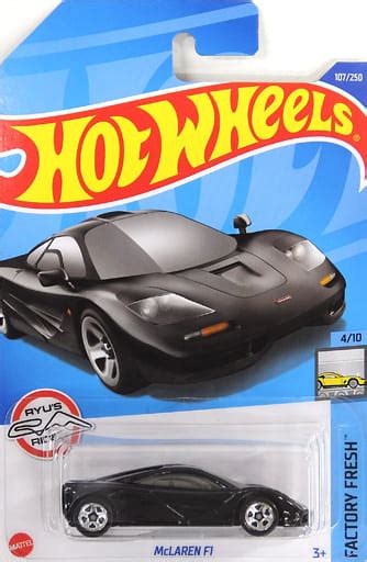 駿河屋 1 64 McLAREN F1 ブラック Hot Wheels FACTORY FRESH HCT93 M7C8 ホットウィールhotwheels