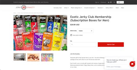 Savory Jerky Of The Month Clubs Jerky Crate Food For Net