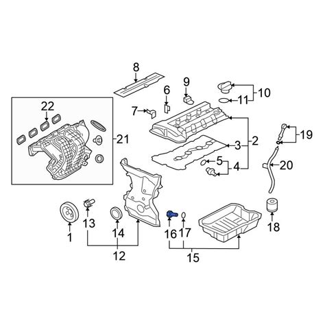 Mitsubishi OE MD050316 - Engine Oil Drain Plug