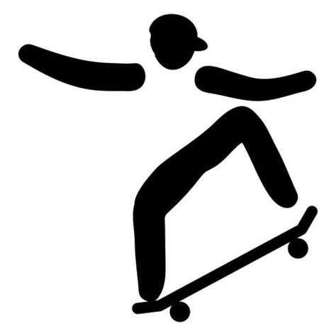 Olympic Sport Pictogram Skate Boarding Ad Sport Olympic Skate