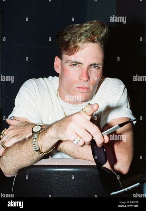 American Rapper Vanilla Ice At The Capital Radio Studio In London 10th