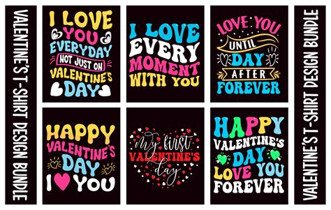 Valentines T Shirt Design Bundle Graphic By Jesmindesigner · Creative