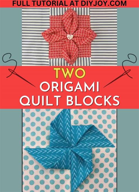 Easy To Make Origami Quilt Blocks For Your Next Creative Project Easy