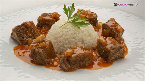 Carne guisada con arroz Cocina Abierta de Karlos Arguiñano