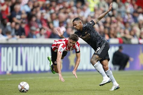 Man Of The Match Brentford Vs Arsenal Gabriel Jesus Bola Net