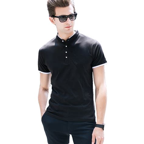 New 2018 Fashion Brand Men Polo Shirt Solid Color Short Sleeves Slim Fit Shirt High Quality Men