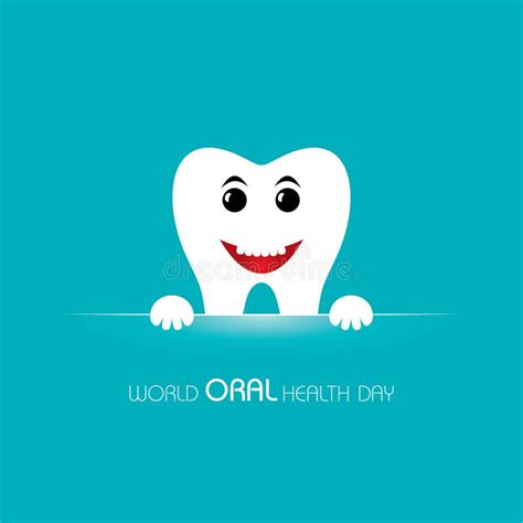 World Oral Health Day Design 20 March Stock Vector Illustration Of