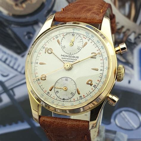 Monsegur Chronographe Suisse Cal Vênus 170 NO Catawiki