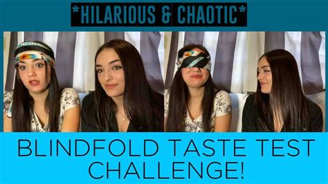 Blindfold Taste Test Challenge W My Sister Youtube