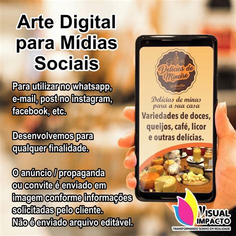 Arte Digital Para Mídias Sociais Elo7 Produtos Especiais