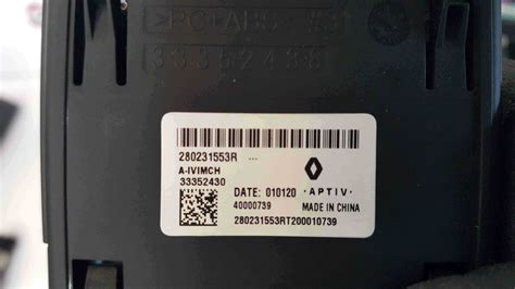 Renault Captur 2019-2021 USB Aux Connection Port Sockets 280231553R | Store