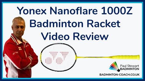 Yonex Nanoflare 1000z Badminton Racket Review YouTube