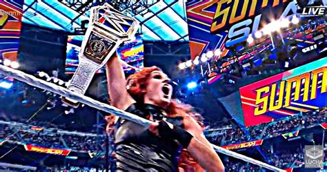 Becky Lynch Regresa En SummerSlam Y Es La Nueva Campeona Femenil De