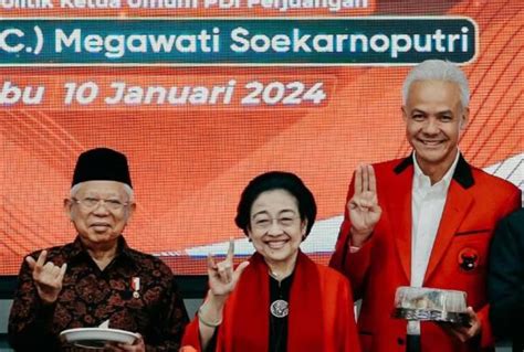 Bakar Semangat Kader PDIP Megawati Sebut Insya Allah Ganjar Mahfud