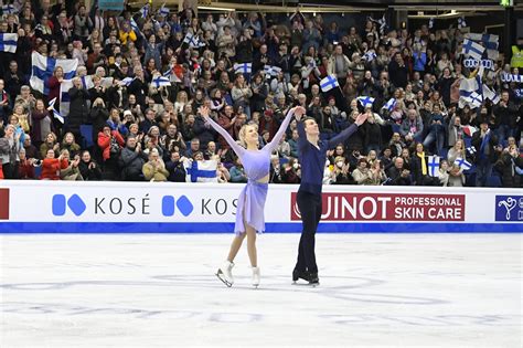 Juulia Turkkila Ja Matthias Versluis Luistelivat EM Pronssia